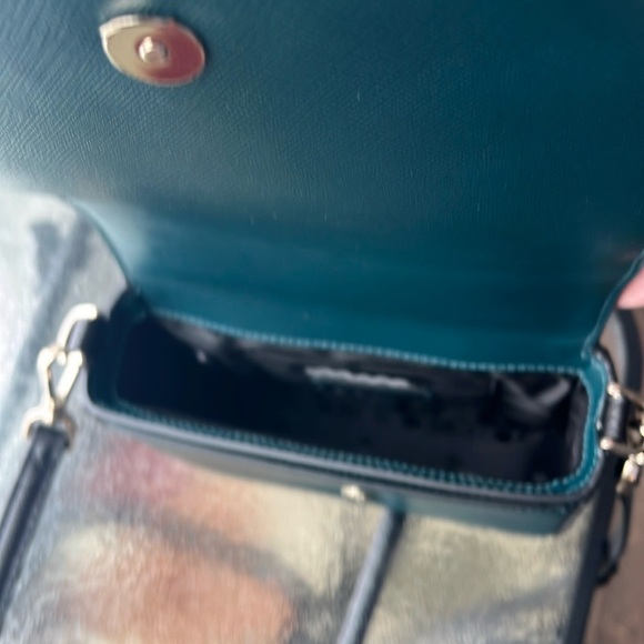 Kate Spade Staci Square Crossbody K7343 Saffiano Leather in Peacock - Picture 2 of 5